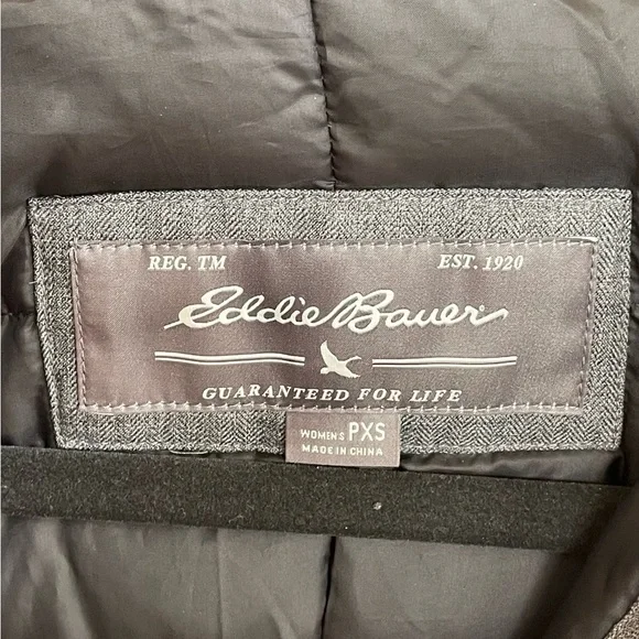 Eddie Bauer Superior III Stadium Down Parka Coat | Gray | PXS | $379 MSRP - Picture 4 of 16